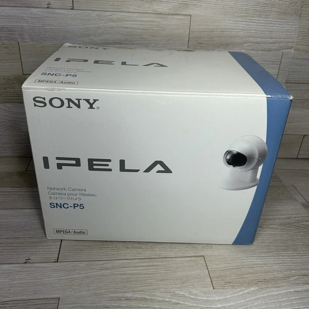 Sony IPELA SNC-P5 Network Camera PTZ Motion Detection Wireless Capable Audio
